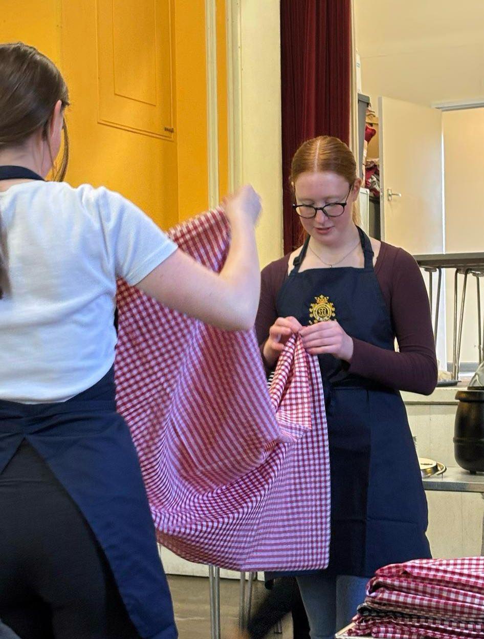 Ministry members serving together in community outreach